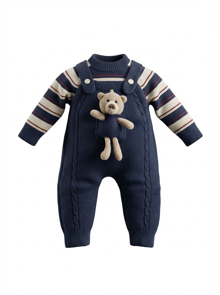 Premium Baby Wool Romper - 2PC SET- IMPORTED
