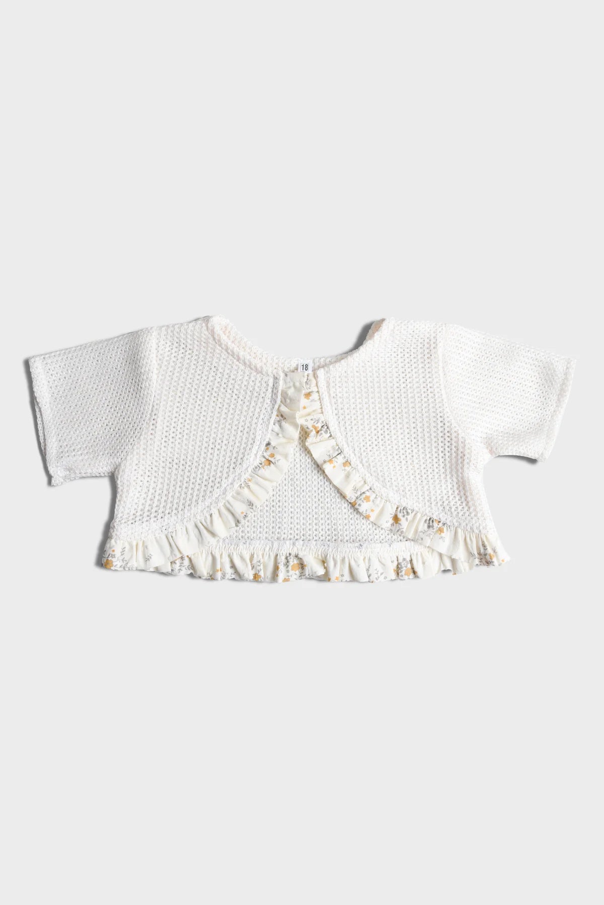 Tie Theme Baby Frock Set with WaistCoat- IMPORTED