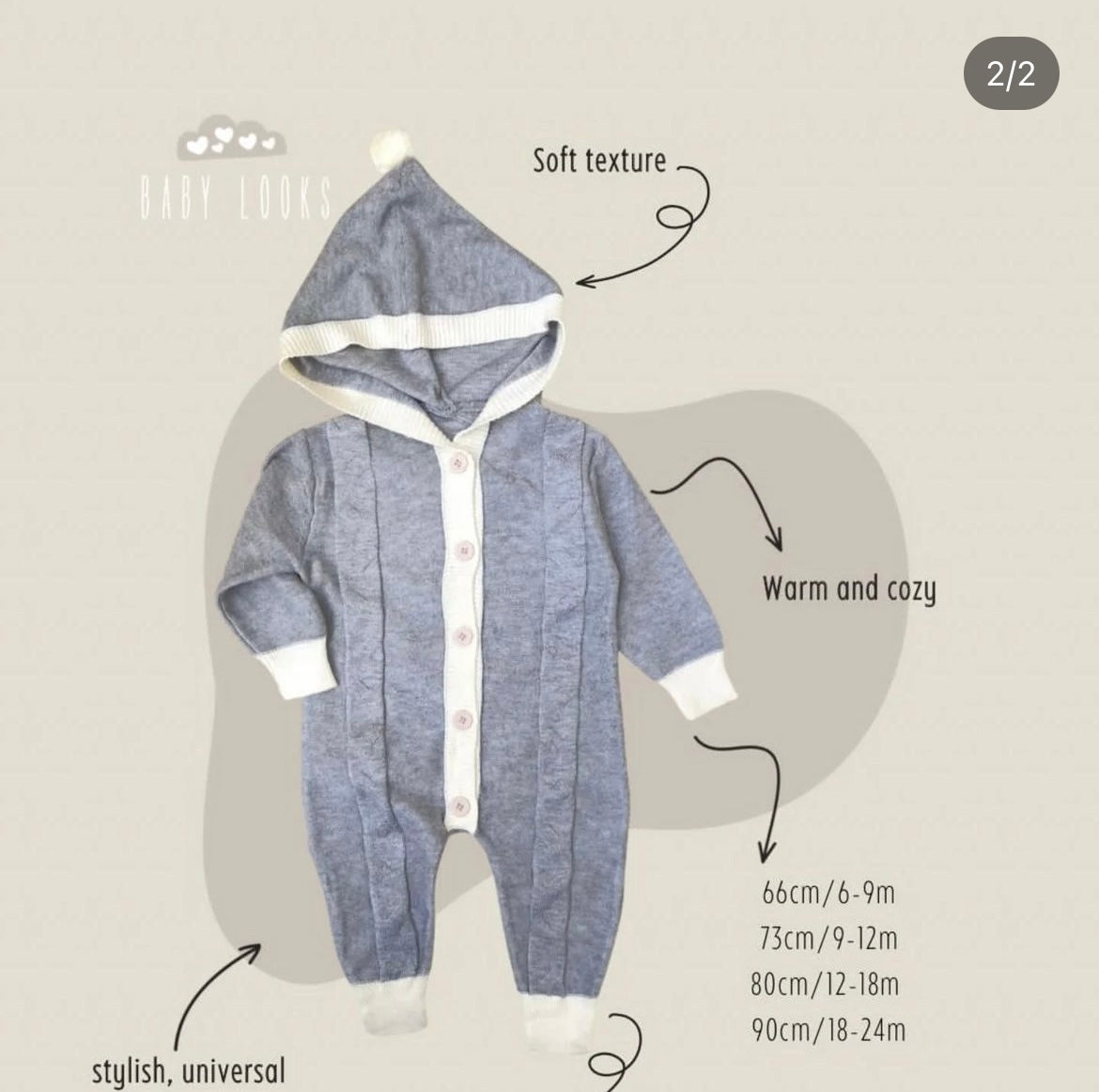 Premium Baby Wool Romper - IMPORTED