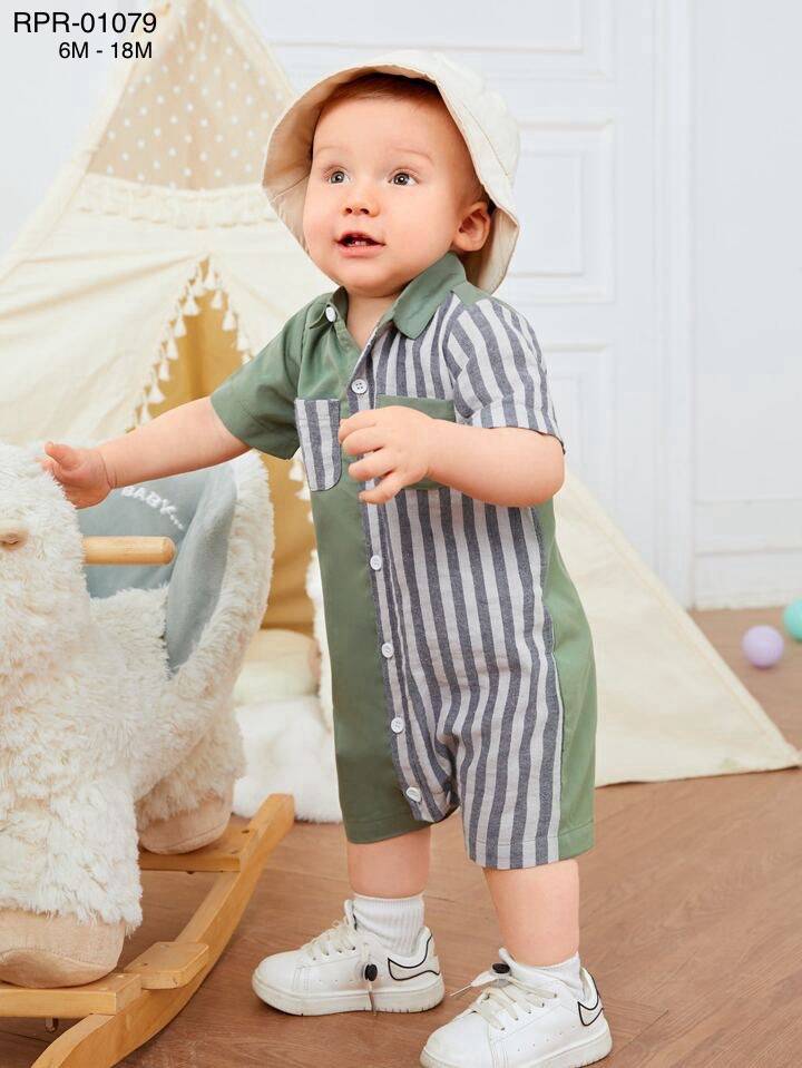 Baby Boy Cotton Comfy Romper