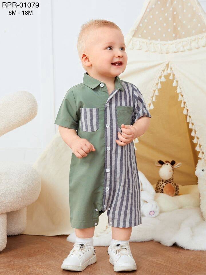 Baby Boy Cotton Comfy Romper
