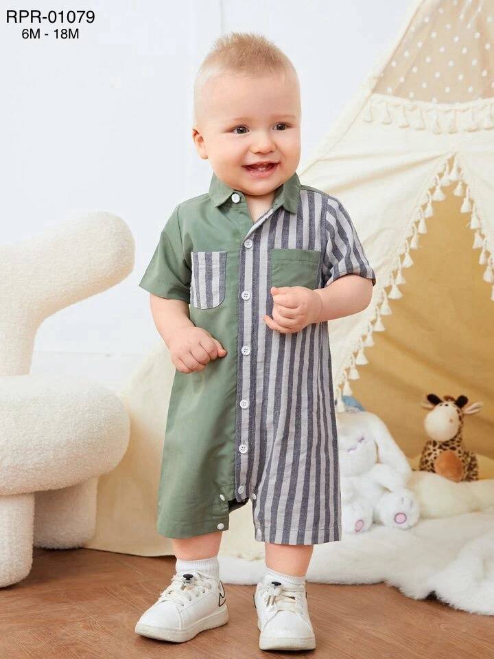Baby Boy Cotton Comfy Romper