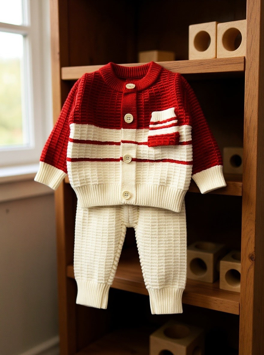 Baby Knitted Suit Set - IMPORTED