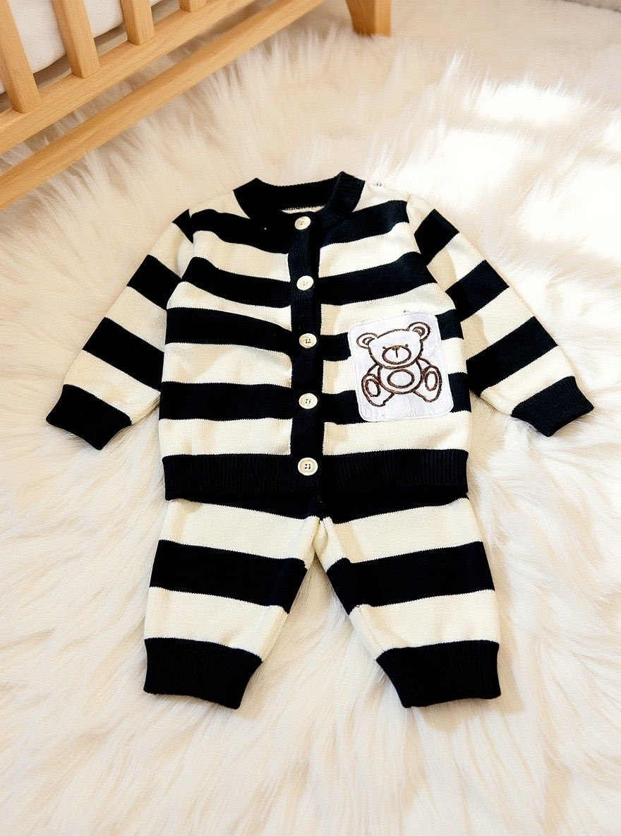 Baby Bear Theme Wool Suit Set- IMPORTED