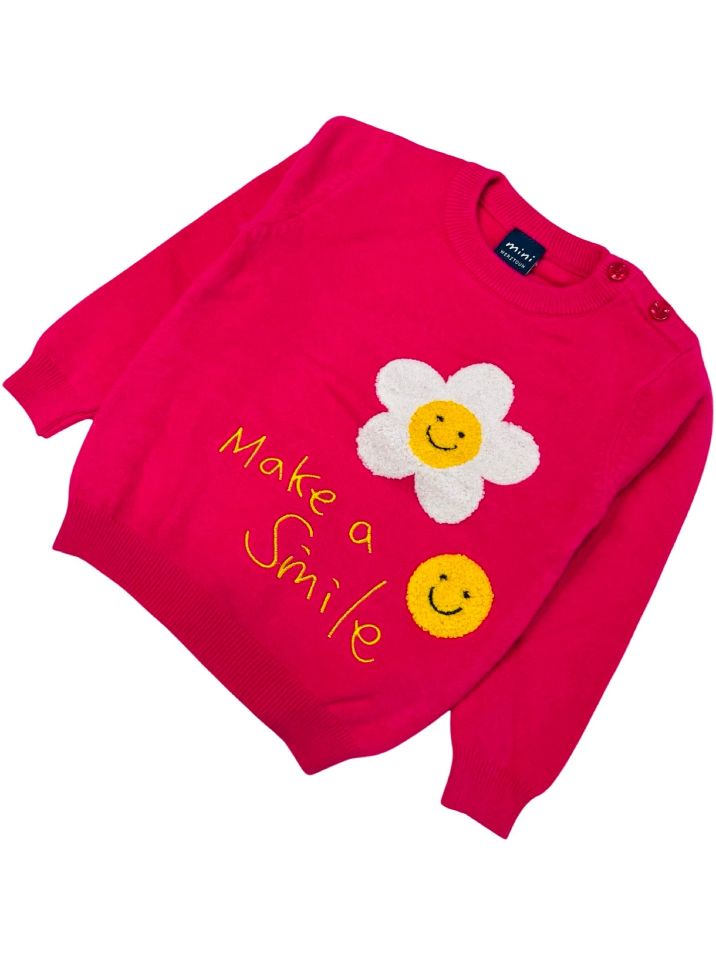 Baby Wool Sweater- Sunflower Theme - Imported