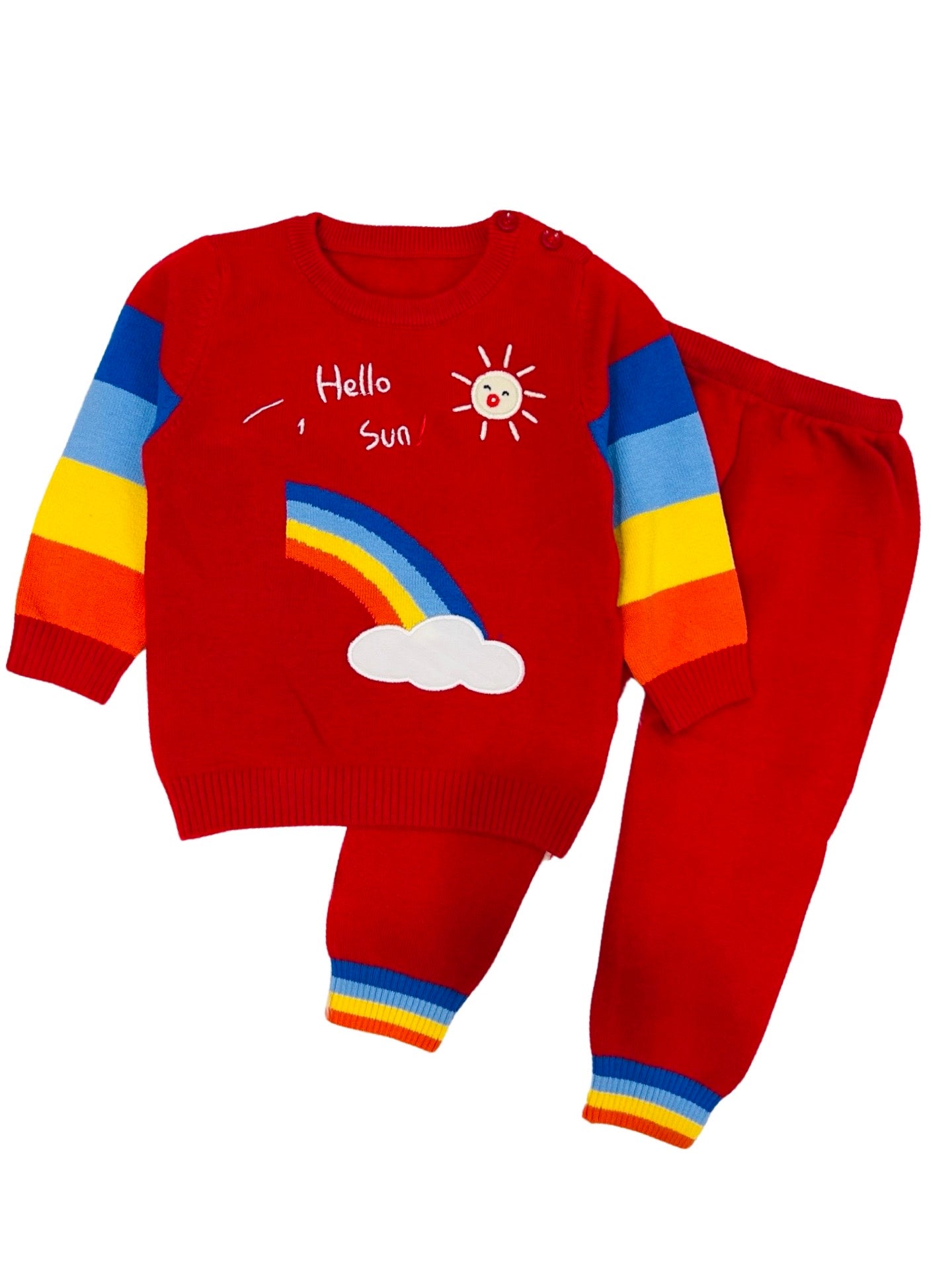 Baby WOOL suit- Rainbow Theme- Imported