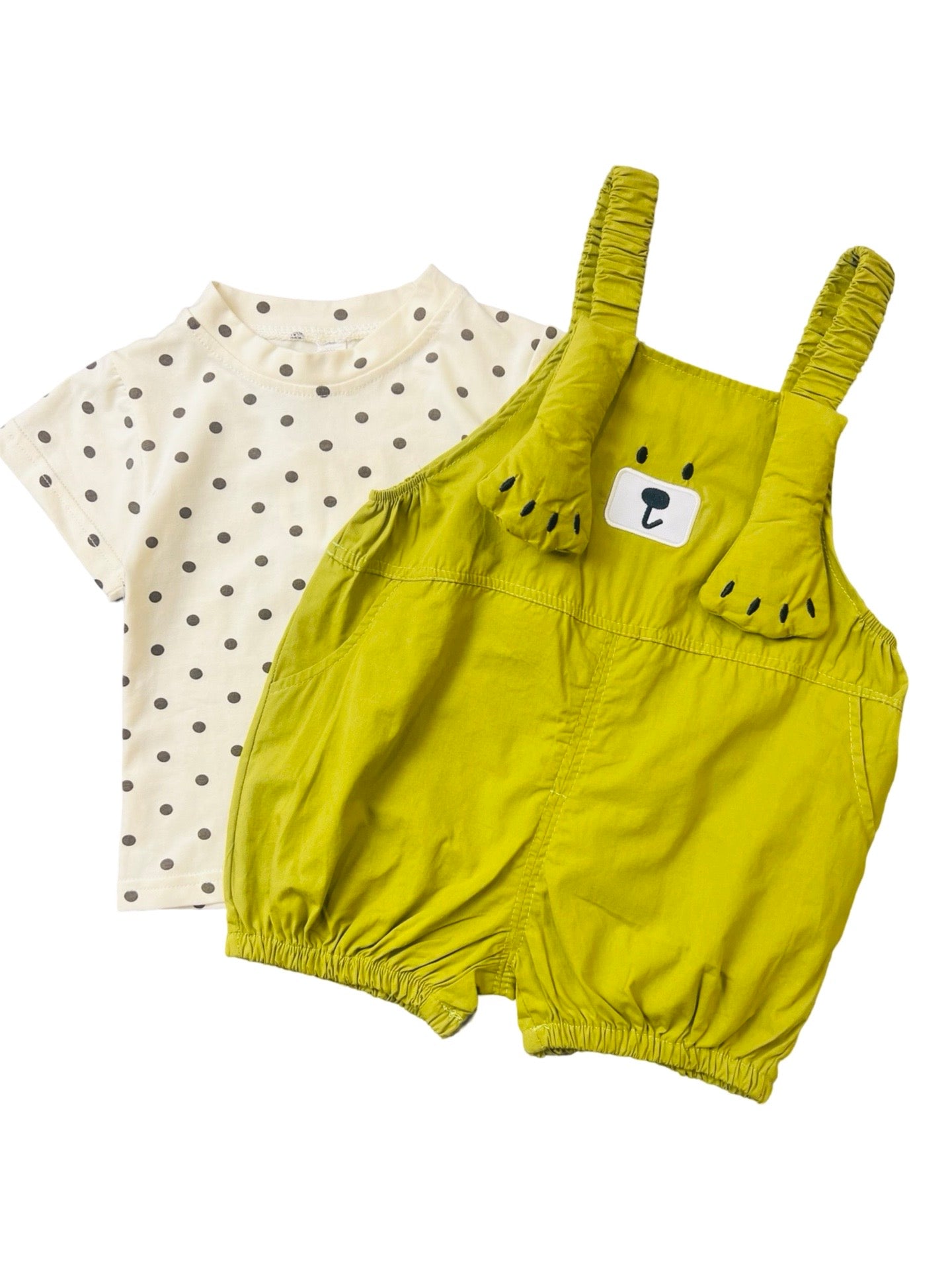 Premium Baby Bear Theme Dungaree- Imported