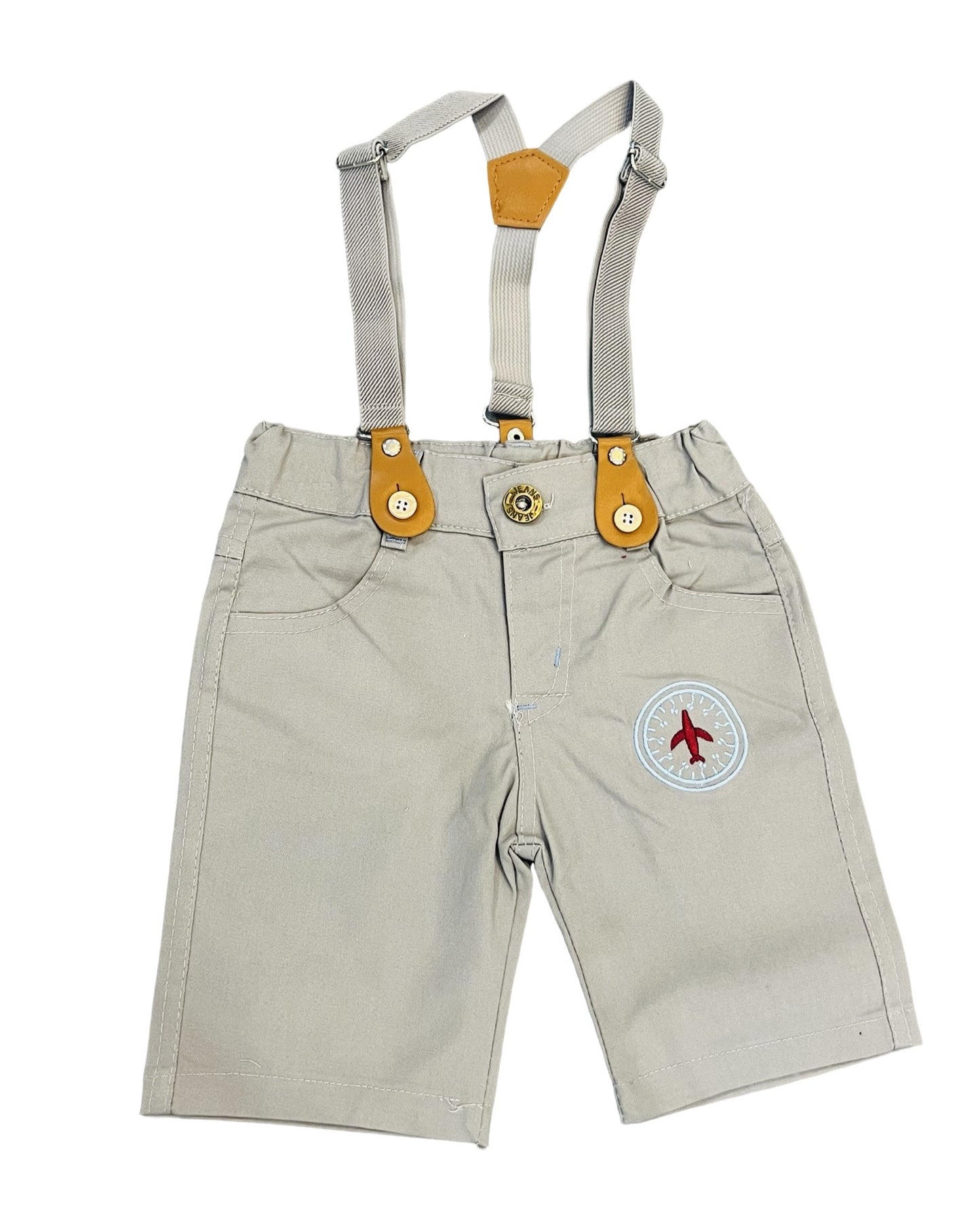 Baby Suit Set With Suspender - IMPORTED