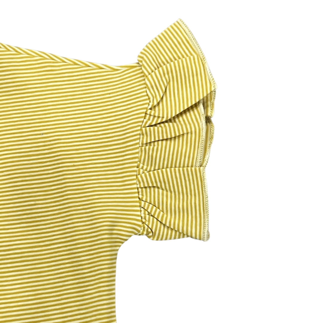 Floral Frock style Shirt - Yellow