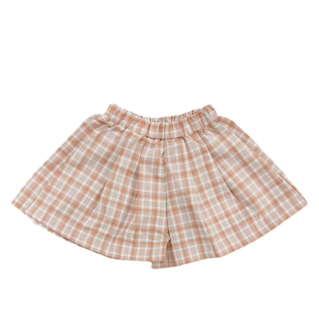 Bear Theme Set- Shirt with Skirt - Pink & Green
