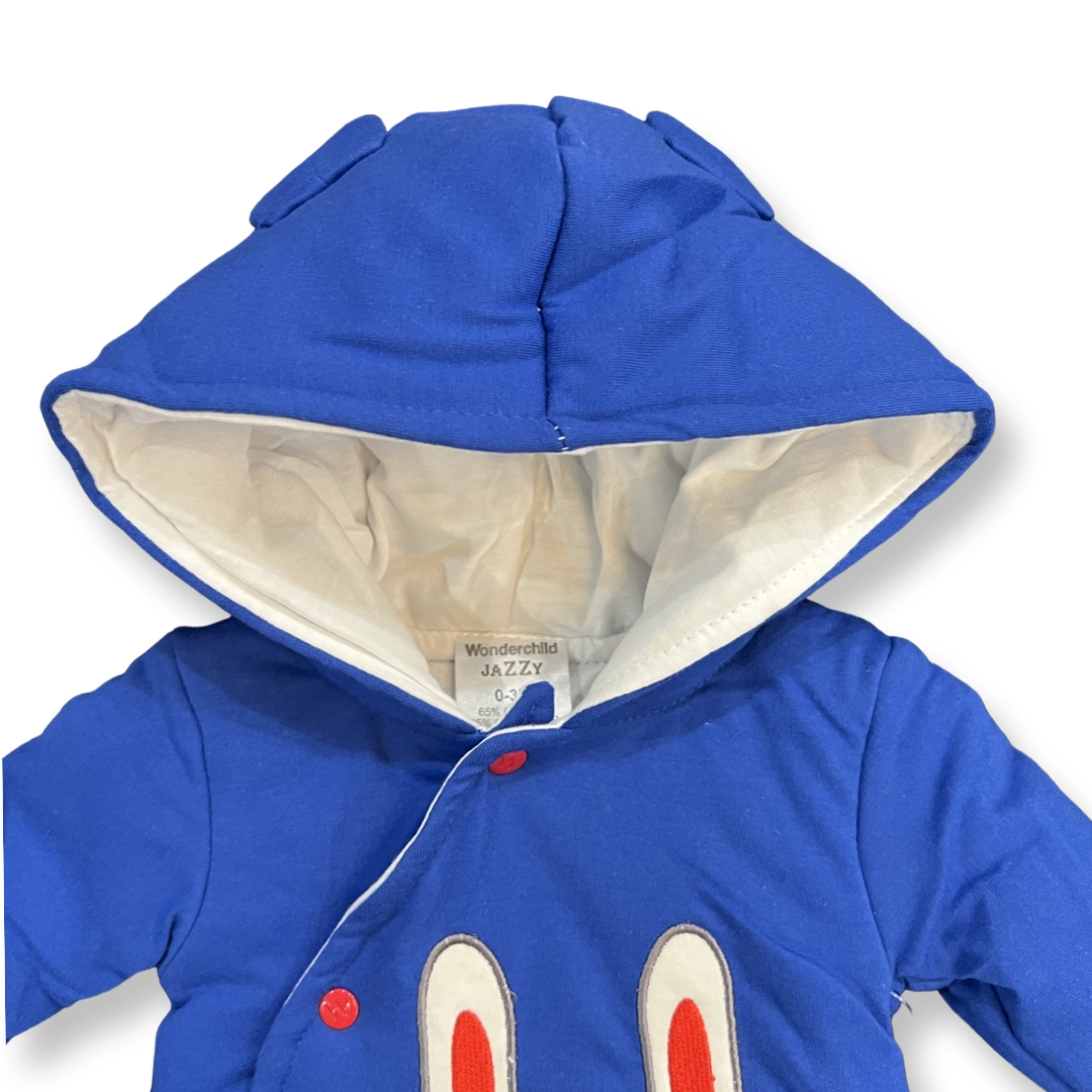 Wonderchild Puffer Romper (Quilted) - Blue