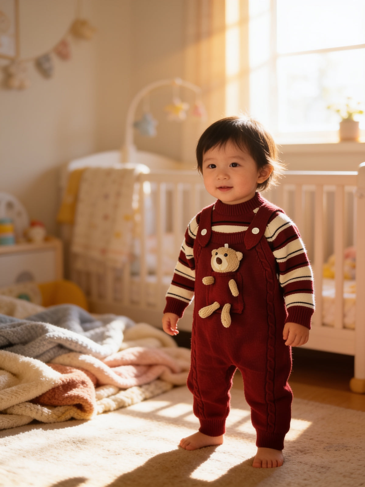 Premium Baby Wool Romper - 2PC SET- IMPORTED