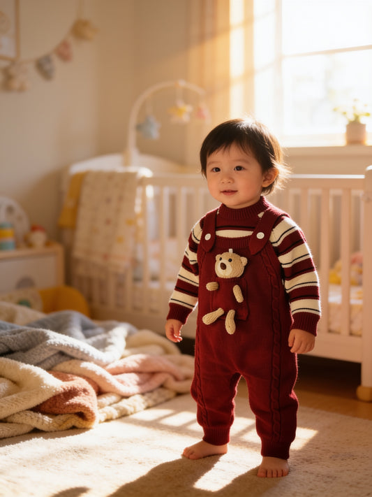 Premium Baby Wool Romper - 2PC SET- IMPORTED