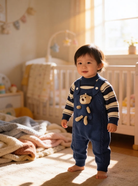 Premium Baby Wool Romper - 2PC SET- IMPORTED