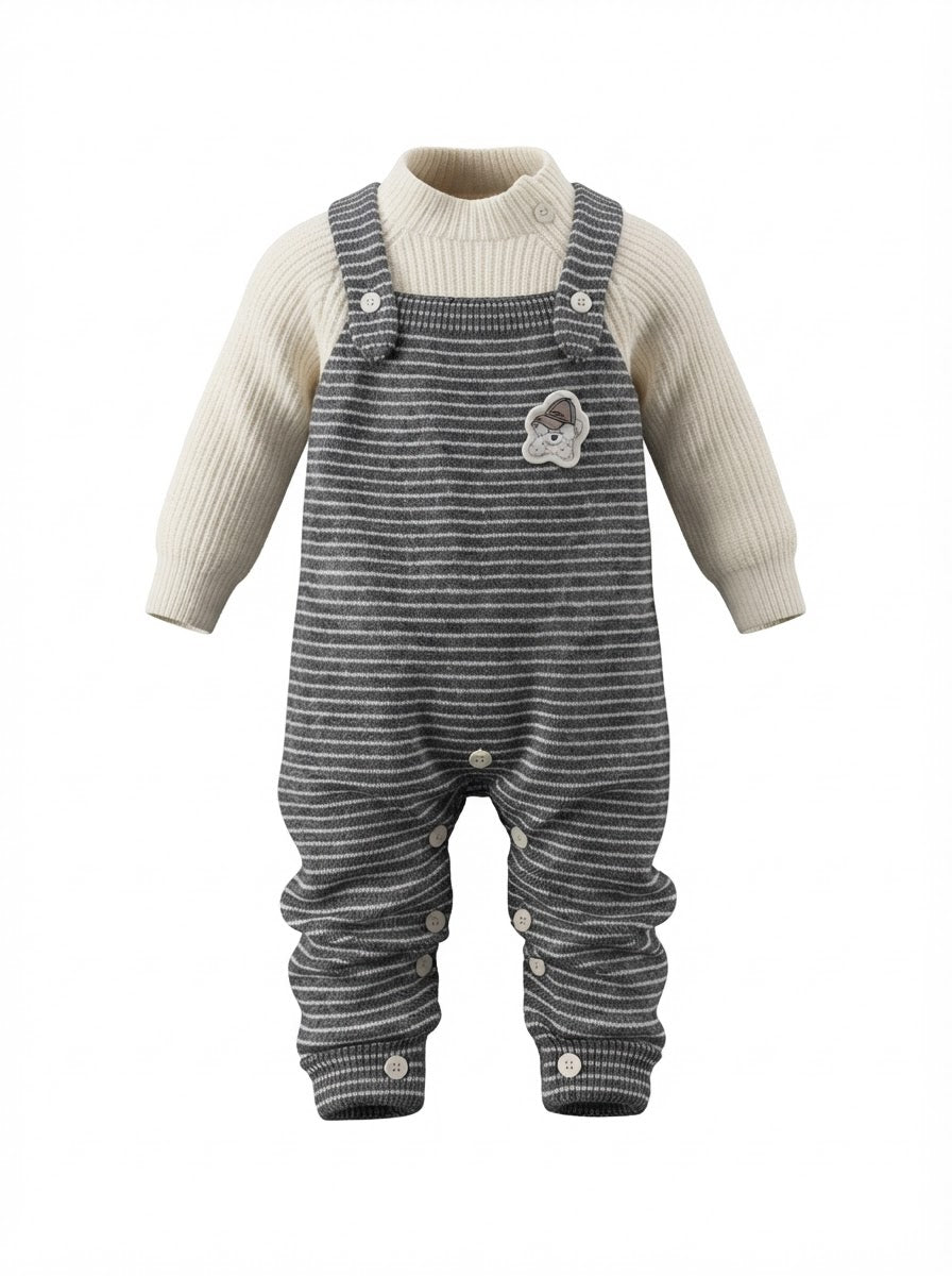 Baby Wool Romper - 2PC SET- IMPORTED