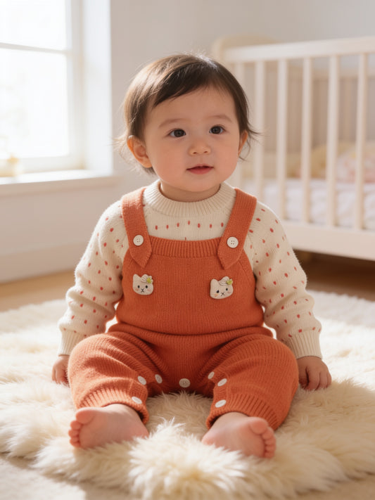 Baby Wool Romper - 2PC SET- IMPORTED