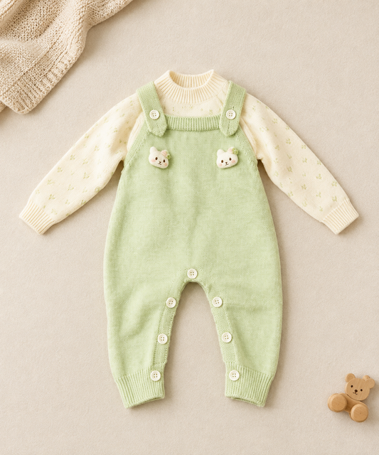 Baby Wool Romper - 2PC SET- IMPORTED