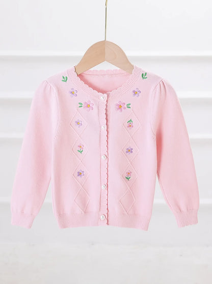 Baby Floral Cardigan - IMPORTED