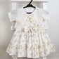 Tie Theme Baby Frock Set with WaistCoat- IMPORTED