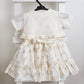 Tie Theme Baby Frock Set with WaistCoat- IMPORTED