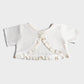 Tie Theme Baby Frock Set with WaistCoat- IMPORTED