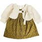 Baby Floral Frock with WaistCoat- IMPORTED