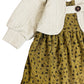 Baby Floral Frock with WaistCoat- IMPORTED