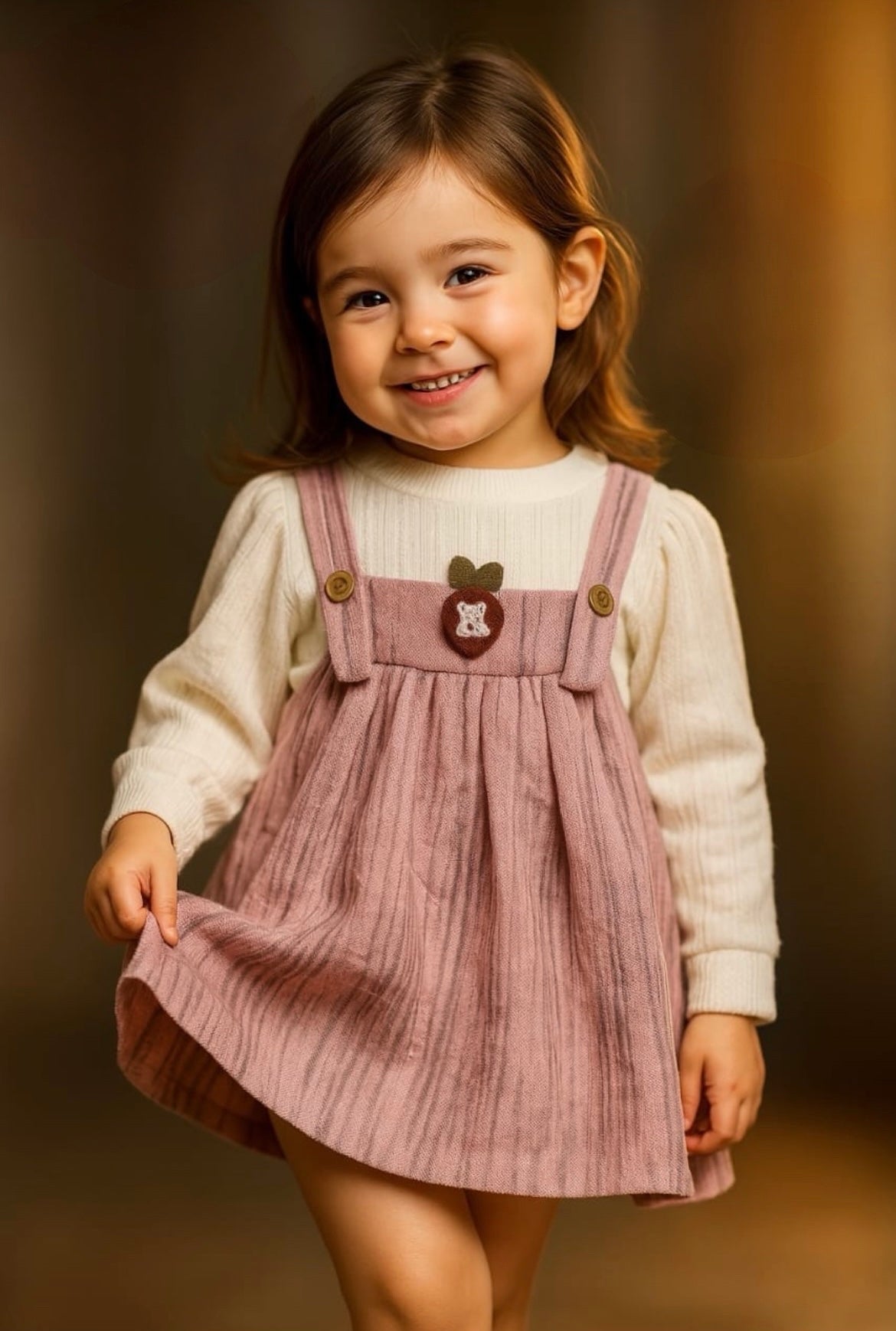 Baby Frock - Carrot Theme- IMPORTED