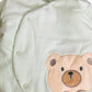 Baby Bear Face Theme Puffer Romper- IMPORTED