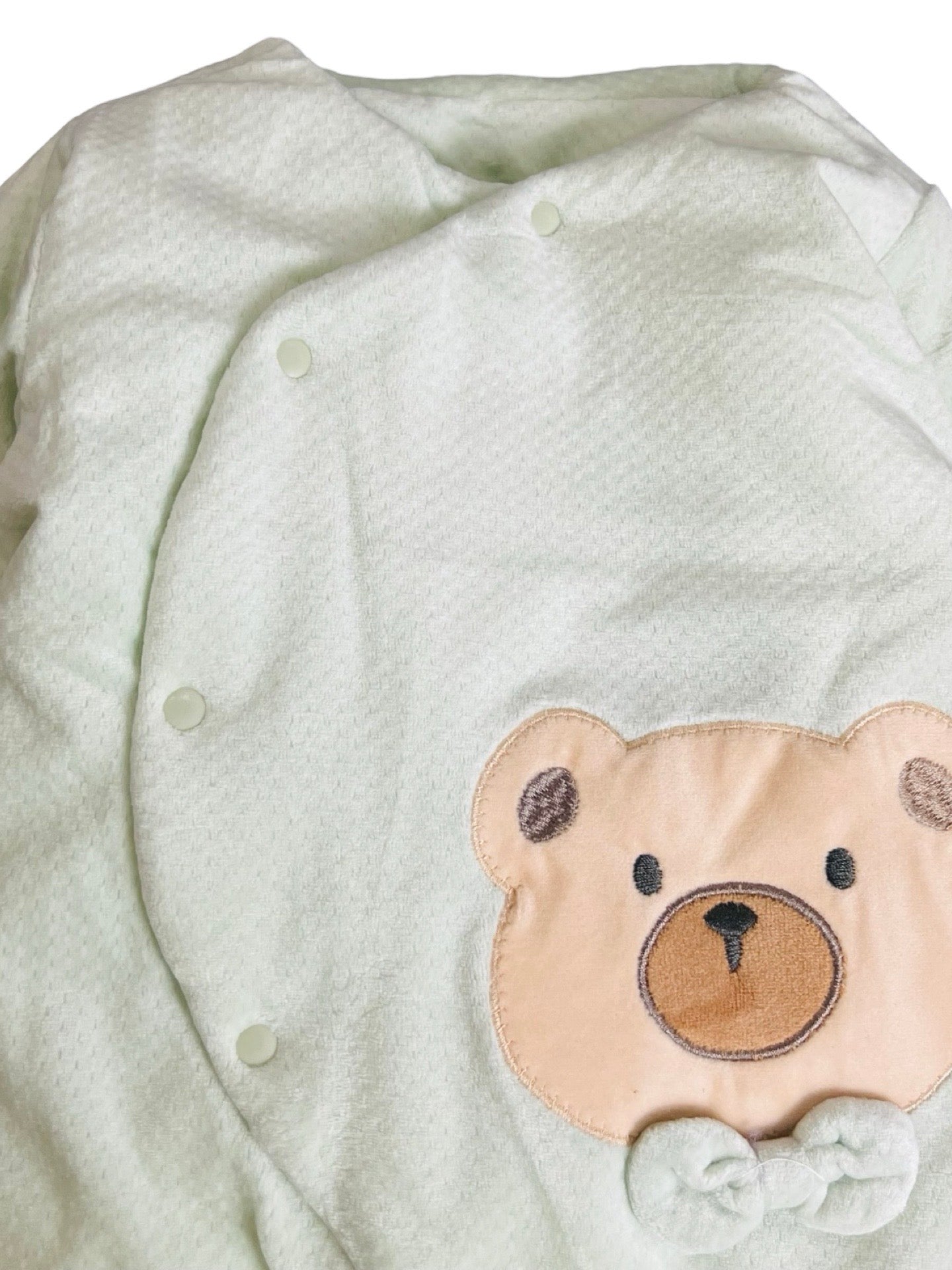 Baby Bear Face Theme Puffer Romper- IMPORTED