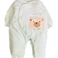 Baby Bear Face Theme Puffer Romper- IMPORTED