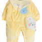 Baby Bunny Puffer Rompers with Bib  - IMPORTED