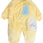 Baby Bunny Puffer Rompers with Bib  - IMPORTED