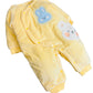 Baby Bunny Puffer Rompers with Bib  - IMPORTED