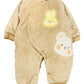 Baby Bunny Puffer Rompers with Bib  - IMPORTED