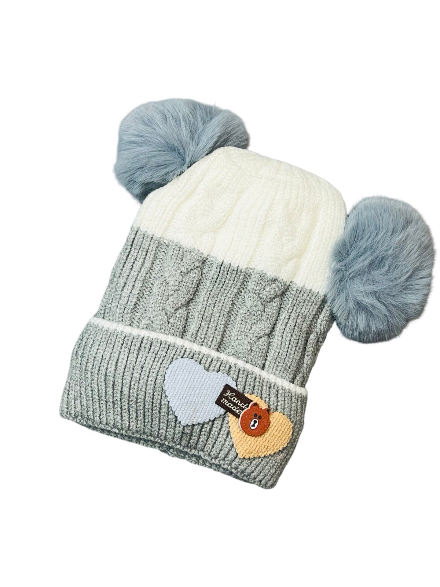 Baby Heart Theme Cap- Fleece- IMPORTED