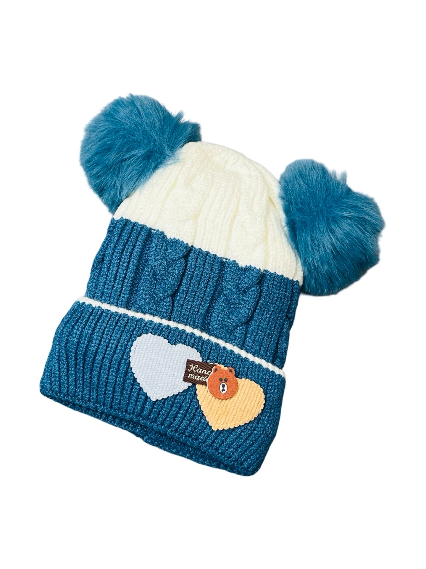 Baby Heart Theme Cap- Fleece- IMPORTED