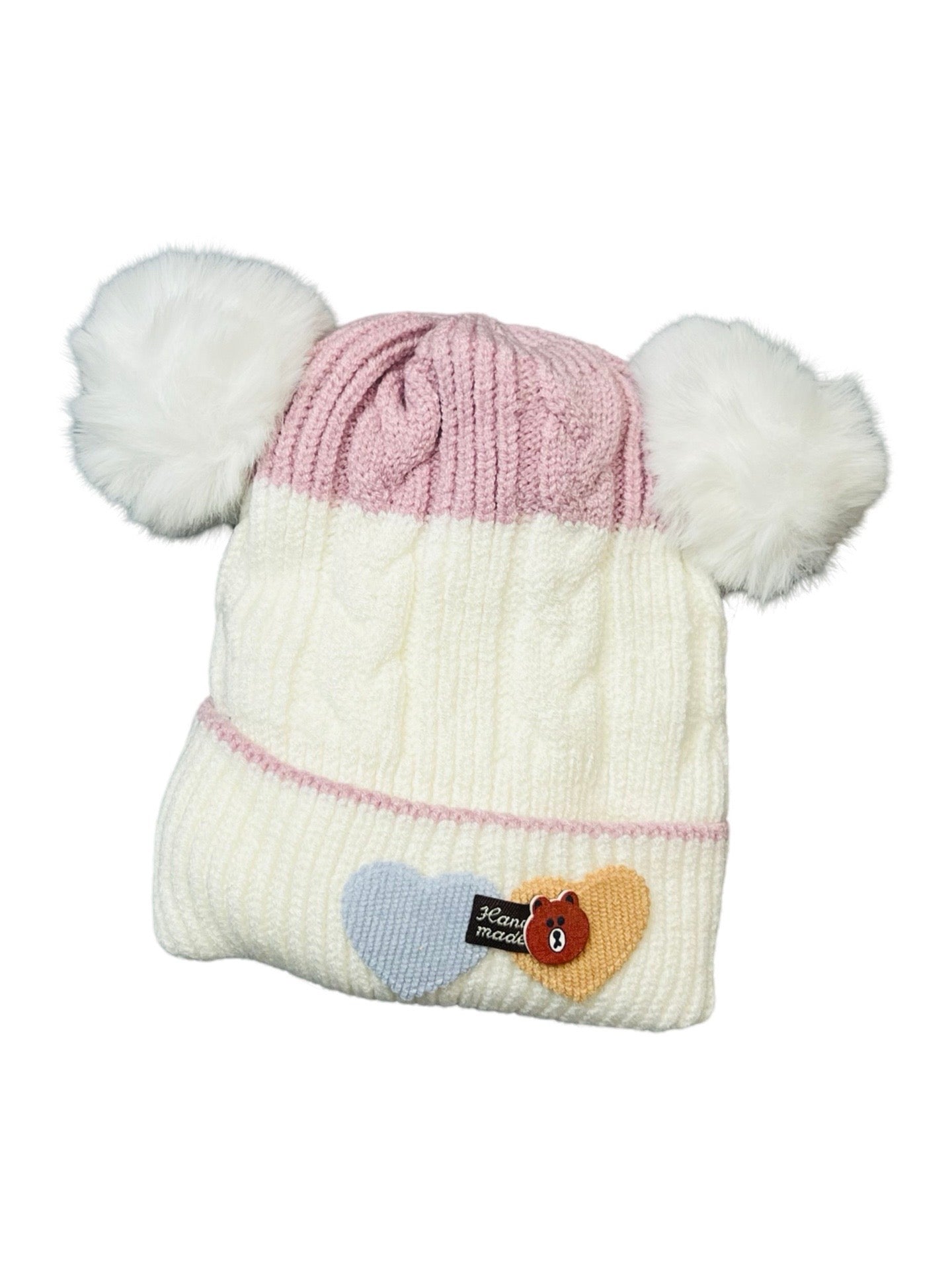 Baby Heart Theme Cap- Fleece- IMPORTED