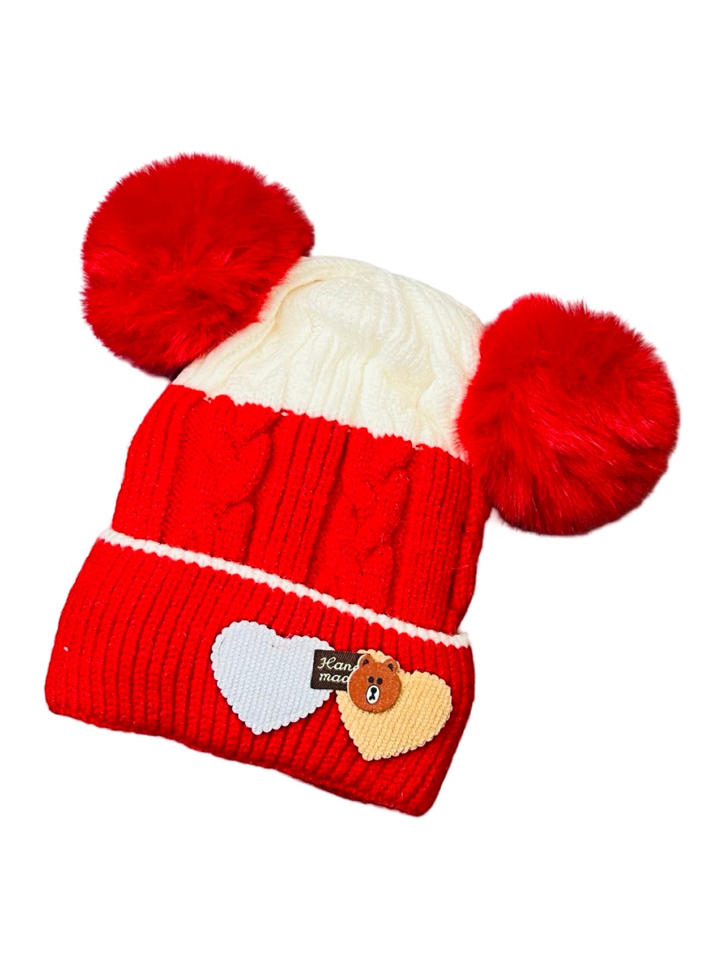 Baby Heart Theme Cap- Fleece- IMPORTED