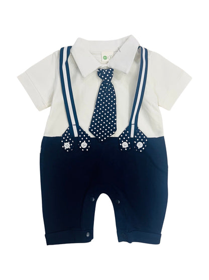 Baby Gallace Style Romper with Tie - IMPORTED