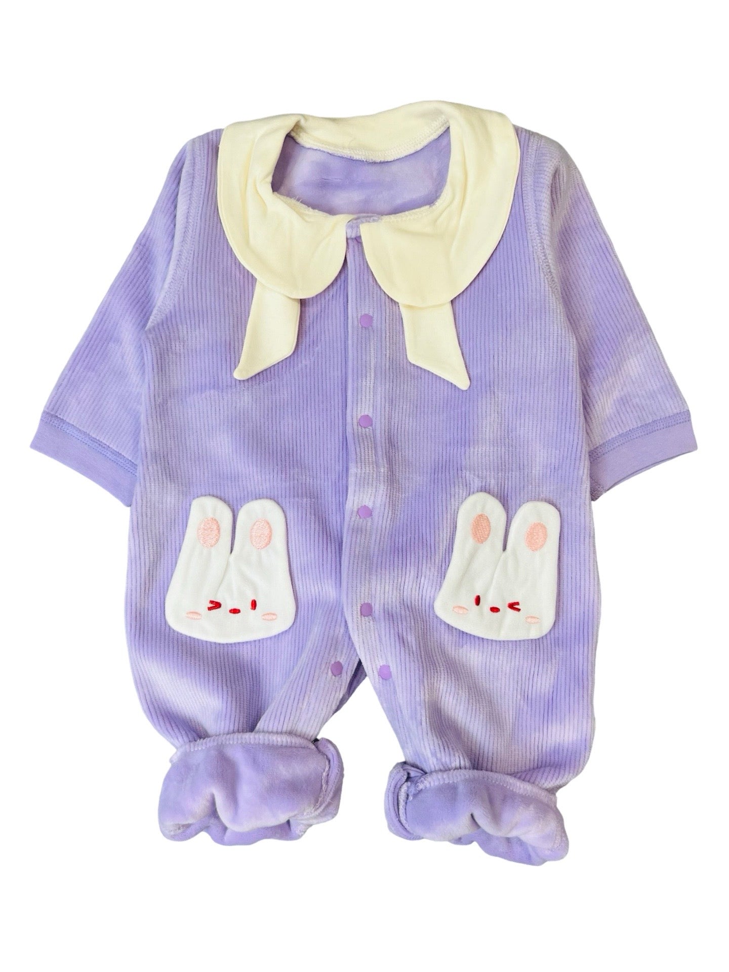 Baby Bunny Fleece Romper- IMPORTED