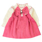 Premiu Baby Mock Neck Wool Frock- IMPORTED