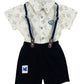 Premium Baby Formal suit Set- Suspender Style - IMPORTED