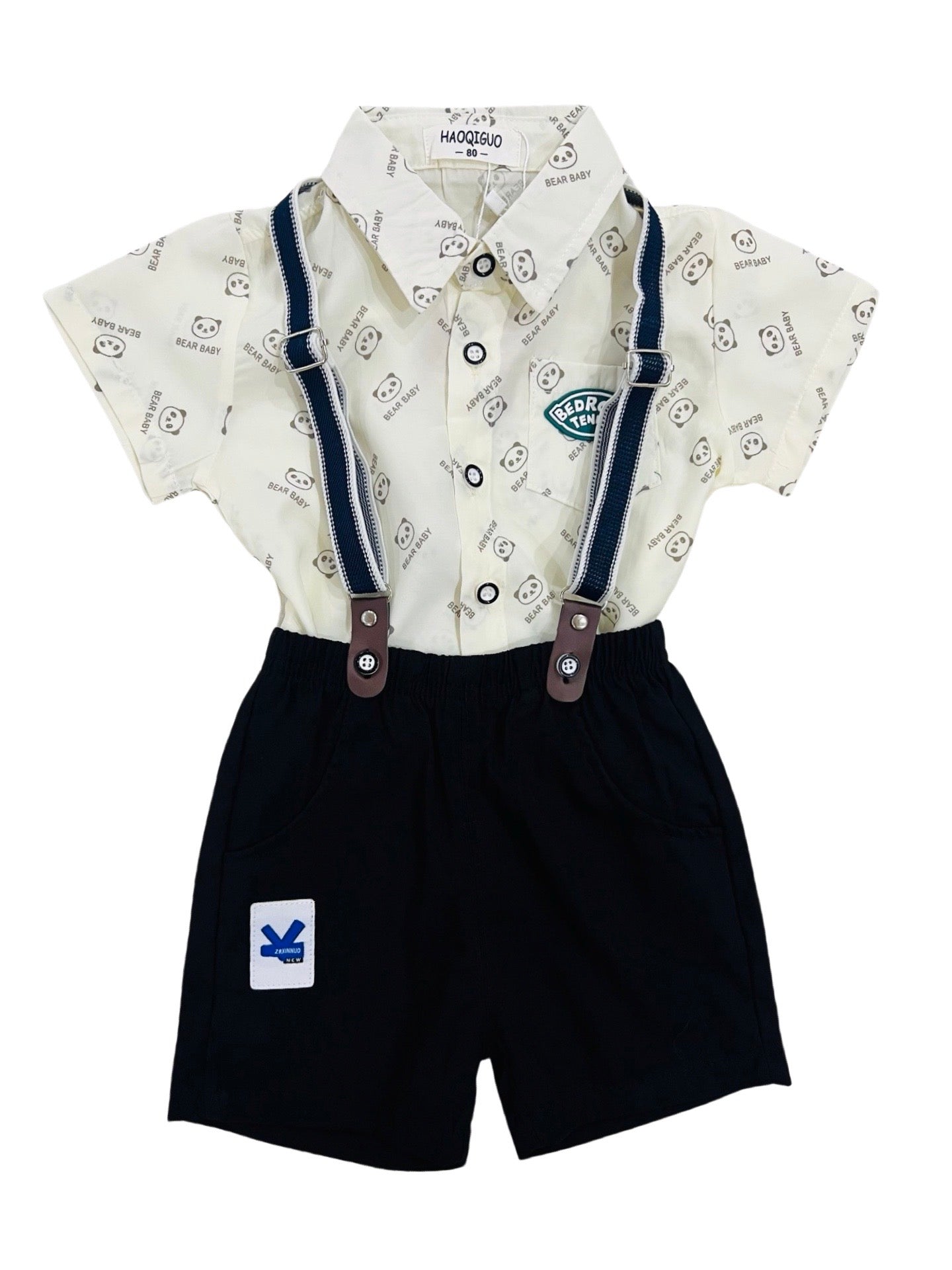 Premium Baby Formal suit Set- Suspender Style - IMPORTED