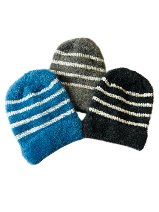 Baby Wool Cap- Striped - IMPORTED