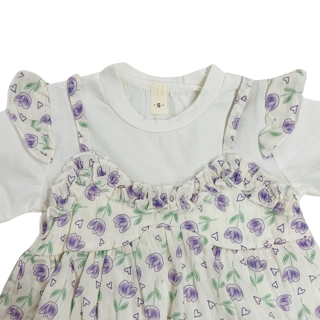 Baby Frock - Leaves Theme- IMPORTED