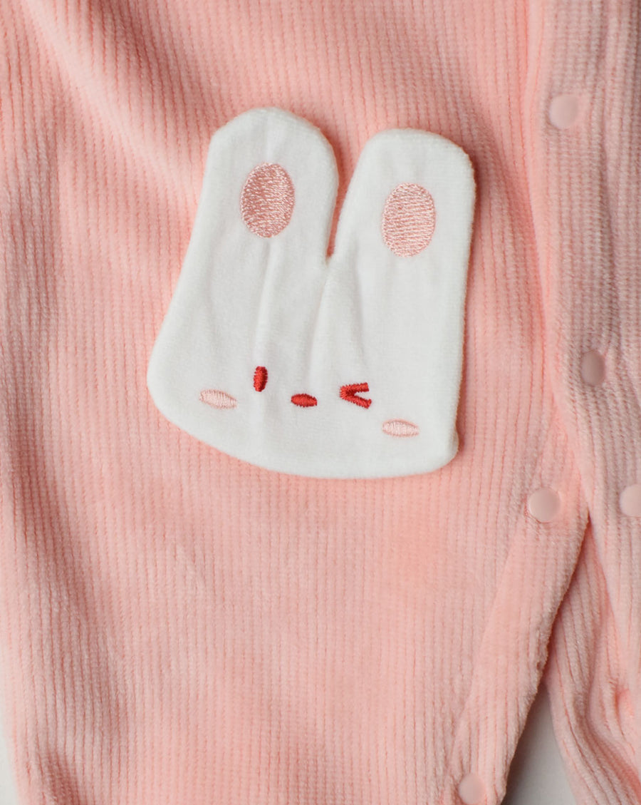 Baby Bunny Fleece Romper- IMPORTED