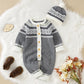 Premium Baby Wool Romper - Pattern Theme - IMPORTED