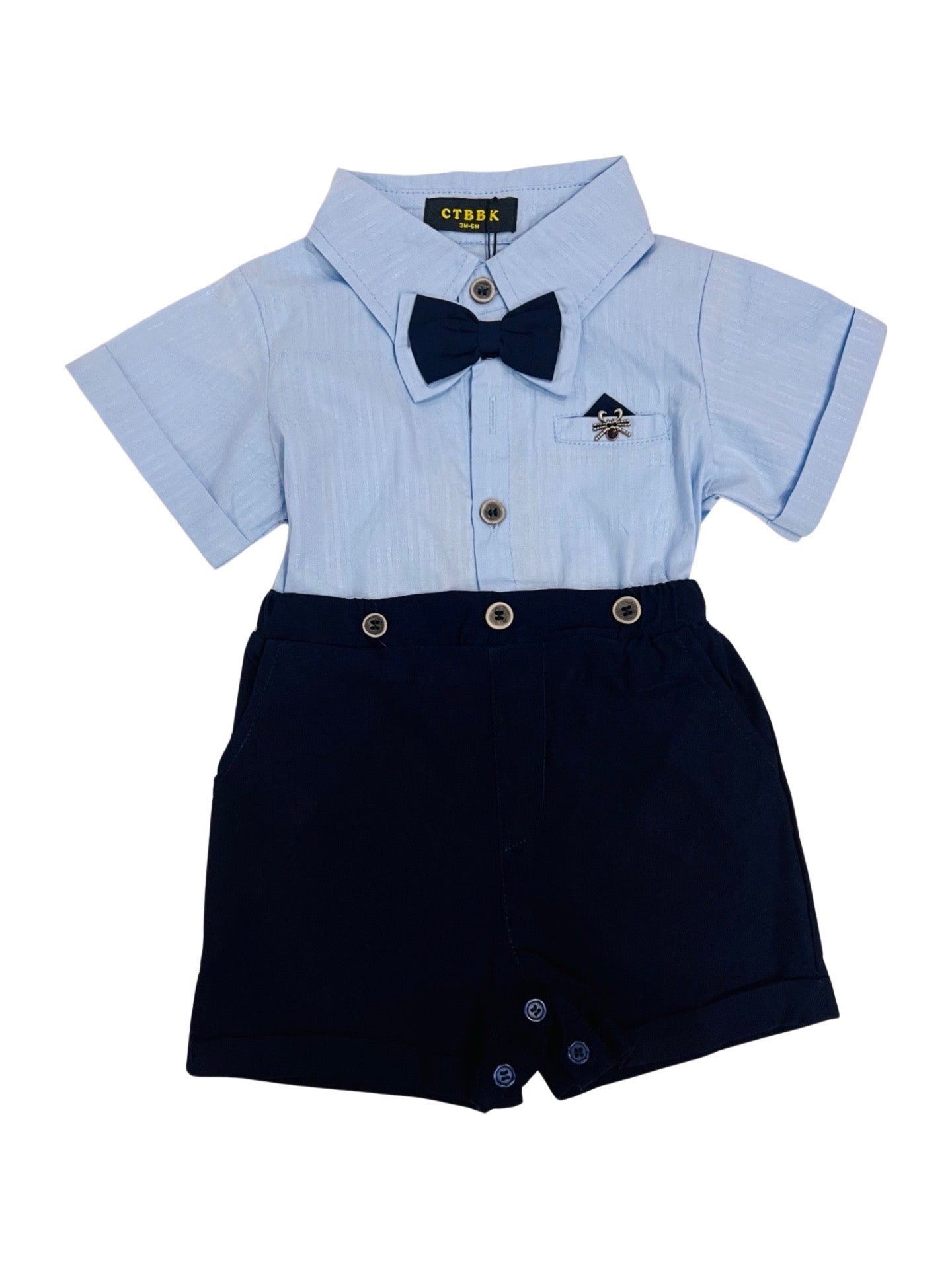 Baby Romper with Suspender- IMPORTED