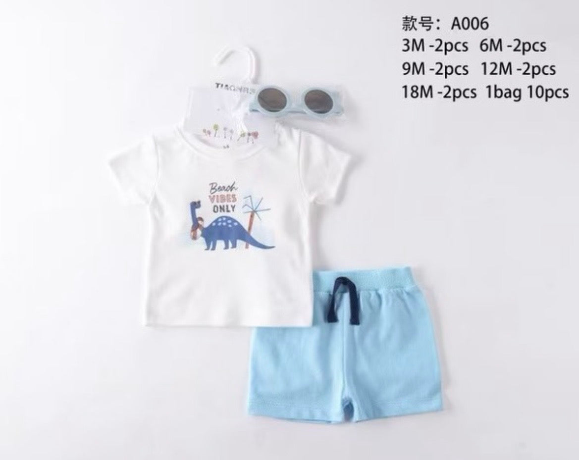 Baby Dino Theme Suit Set 3 Piece- IMPORTED
